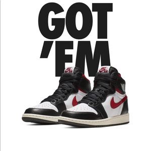 Nike AJ1 Gym Red sz 6.5(GS) New w Tags and Receipt